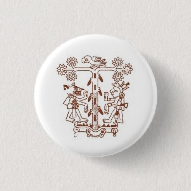 tree of life 3 cm round badge (Front)