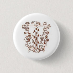 tree of life 3 cm round badge