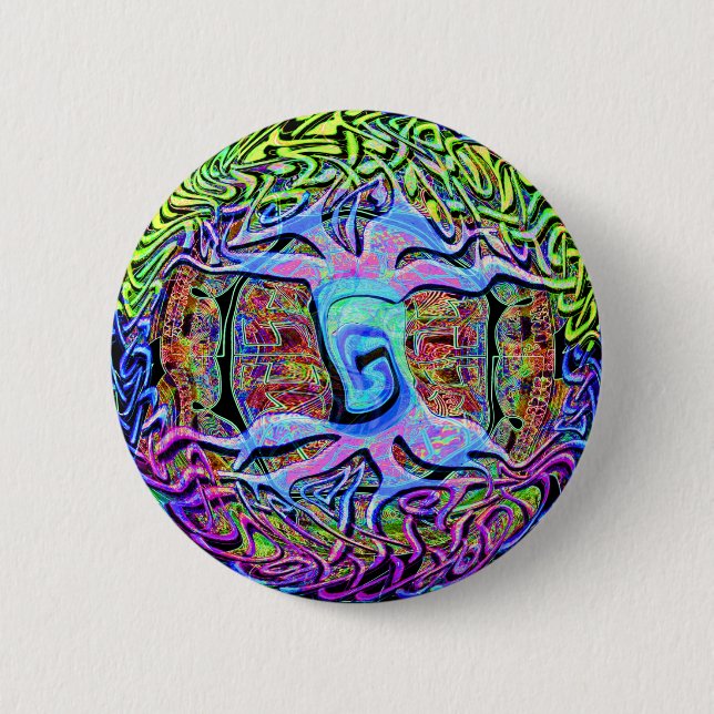 Tree of Life 6 Cm Round Badge (Front)