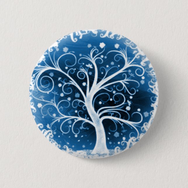 Tree of Life 6 Cm Round Badge (Front)