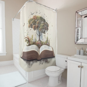Tree of Life and Faith Shower Curtain