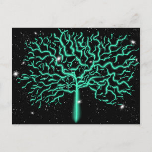 Tree of Life and Stars Worship Art 6th Jan 2018 HC Postcard