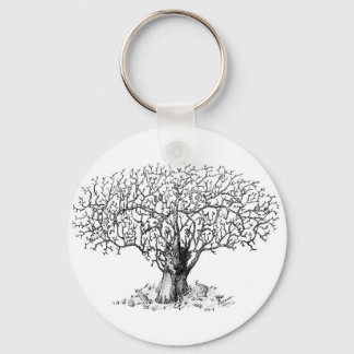 Tree of Life - animals Key Ring