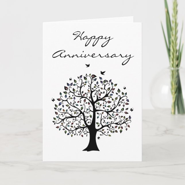 Tree of life anniversary card (Front)