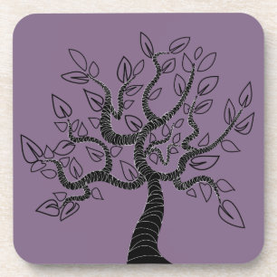 Tree of Life Art Coaster