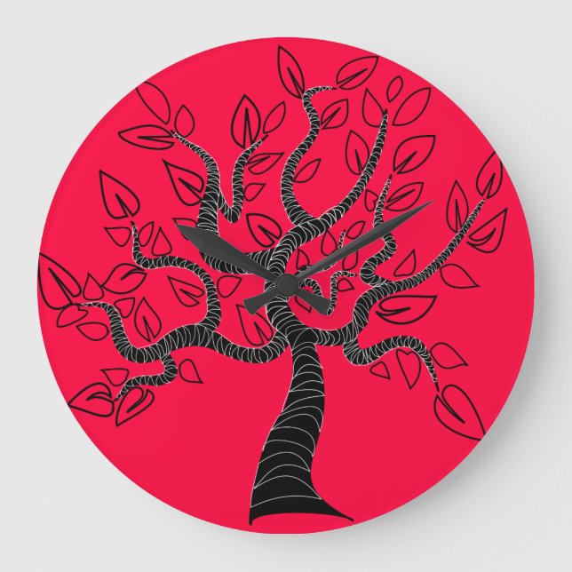 Tree of Life Art Large Clock (Front)