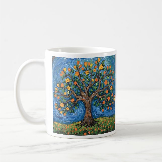 Tree of life artwork,Celtic Coffee Mug (Left)