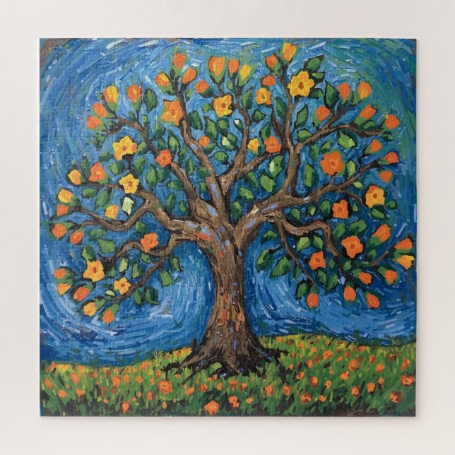 Tree of life artwork,Celtic Jigsaw Puzzle (Vertical)