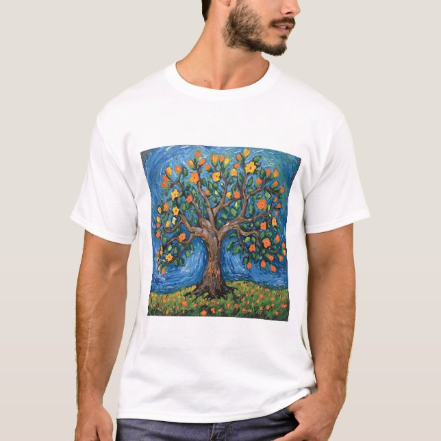 Tree of life artwork,Celtic T-Shirt (Front)
