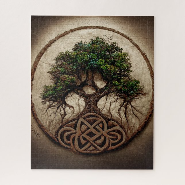 Tree of Life Artwork Jigsaw Puzzle (Vertical)