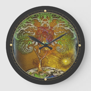 Tree Of Life Artwork Large Clock