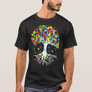 Tree Of Life Autism Awareness Month Asd Supporter T-Shirt