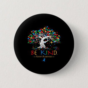 Tree Of Life Autism Awareness Month Puzzle Asd Sup 6 Cm Round Badge