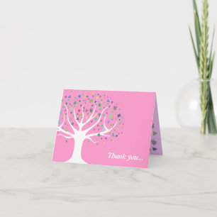 Tree of Life Baby Naming Thank You Card