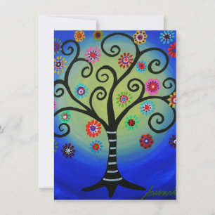 Tree of Life Bar Bat B'Nai Mitzvah Invitations