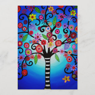 TREE OF LIFE BAR/BAT MITZVAH INVITATION