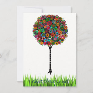 Tree of Life Bar Bat Mitzvah Invitations