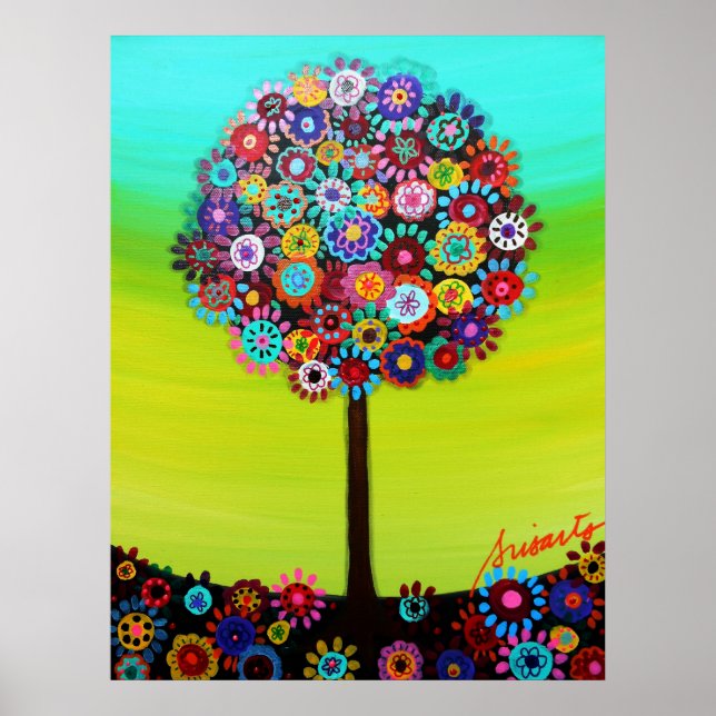 Tree of Life Bar Bat Mitzvah Poster (Front)