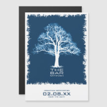 Tree of Life Bar Mitzvah Save the Date Invitation