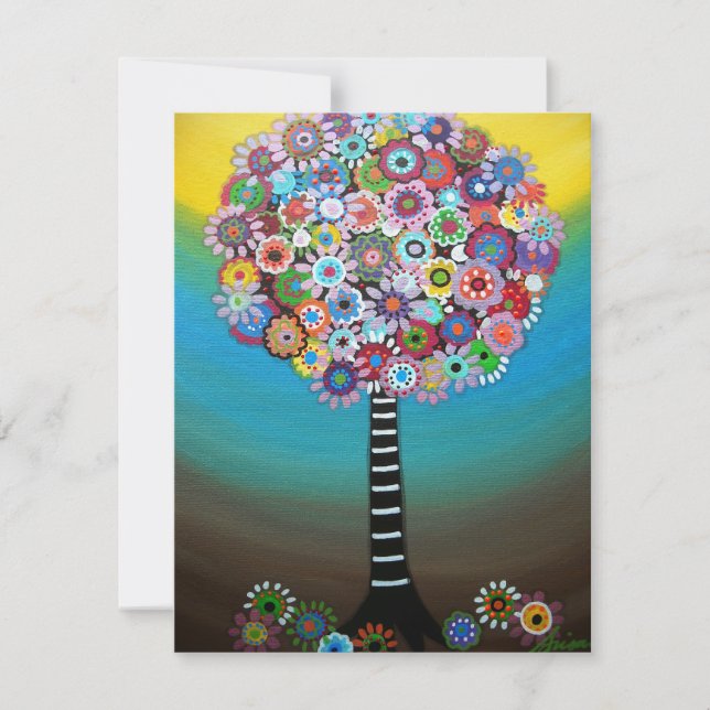 TREE OF LIFE bat mitzvah Invitations (Front)