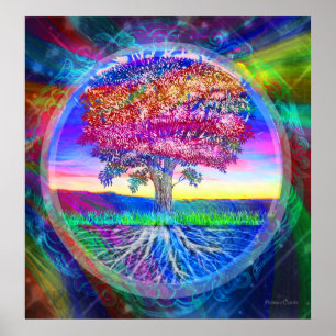 Tree of Life Blessings Poster