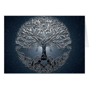 Tree of Life Blue Sky Peaceful Night