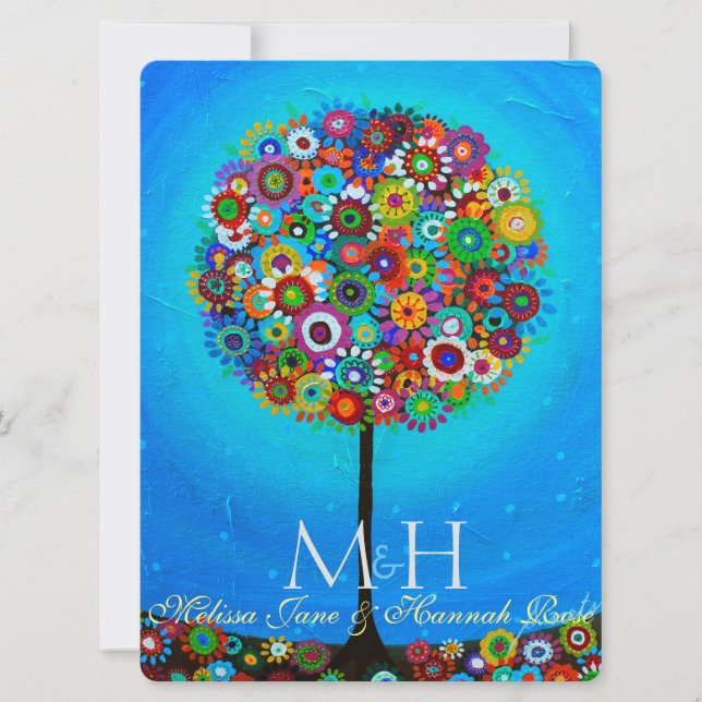 Tree of Life B'not Mitzvah Invitations (Front)