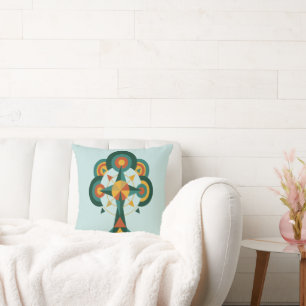 Tree of Life Boho Mandala Art Cushion