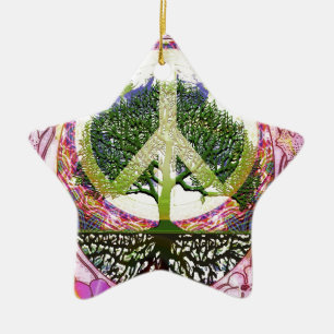 Tree of Life Breath of Life Ceramic Ornament