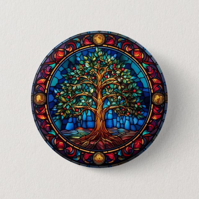 Tree of Life Button (Front)
