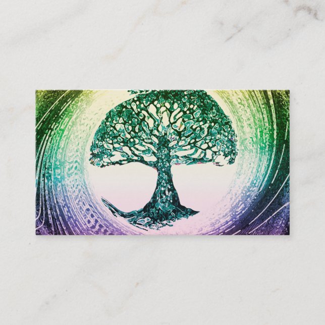 Tree of Life by Amelia Carrie Business Card (Front)