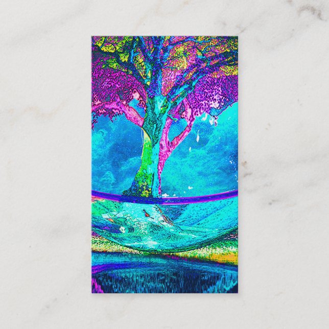 Tree of Life by Amelia Carrie Business Card (Front)