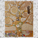 Tree of Life by Gustav Klimt, Stylised Art Nouveau Jigsaw Puzzle<br><div class="desc">Tree of Life (1905-1911) by Gustav Klimt. The Tree of Life is a vintage Art Nouveau painting featuring the tree of knowledge calling into question the black bird of prey, the symbol of death. The normal life cycle as understood by Freud and Klimt. The Stoclet Frieze is a series of...</div>