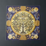 Tree of Life by kedoki Blue Gold embroidery  Tapestry<br><div class="desc">Tree of Life by kedoki Blue Gold embroidery</div>