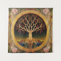 Tree of Life by kedoki Floral Vintage embroidery