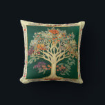 Tree of Life by kedoki Green Embroidery Cushion<br><div class="desc">Tree of Life by kedoki Green Embroidery</div>