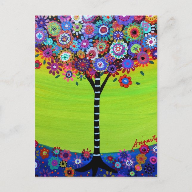 TREE OF LIFE BY PRISARTS POSTCARD (Front)