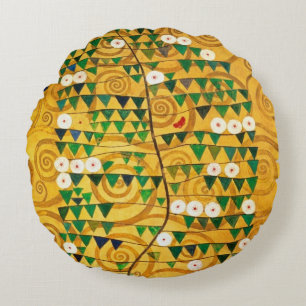 Tree of Life c.1905-09 Round Cushion
