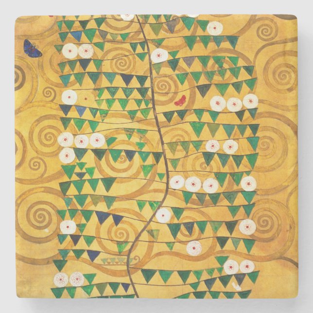 Tree of Life  c.1905-09 Stone Coaster (Front)