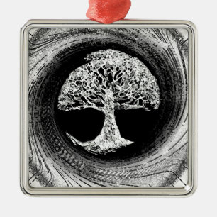 Tree of Life Calmness Within Metal Tree Decoration