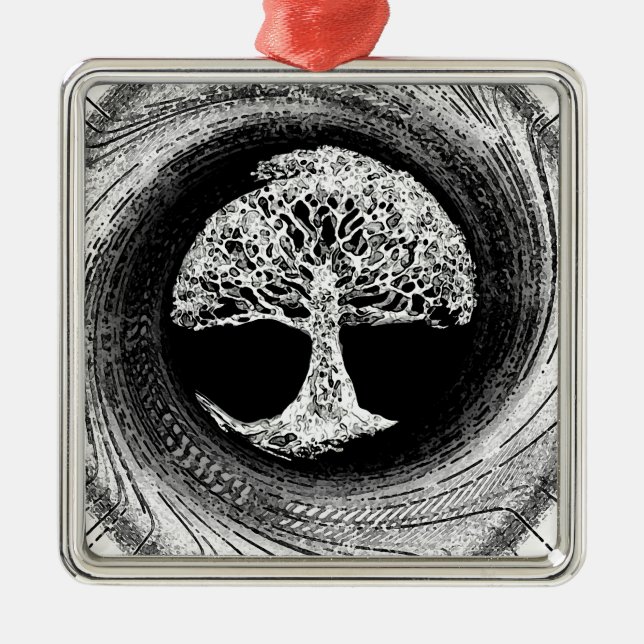 Tree of Life Calmness Within Metal Tree Decoration (Front)