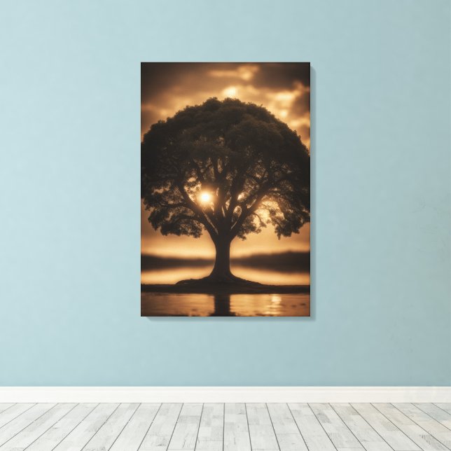 Tree of Life  Canvas Print (Insitu(Wood Floor))