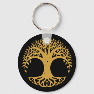 Tree of Life Celtic Symbol Key Ring