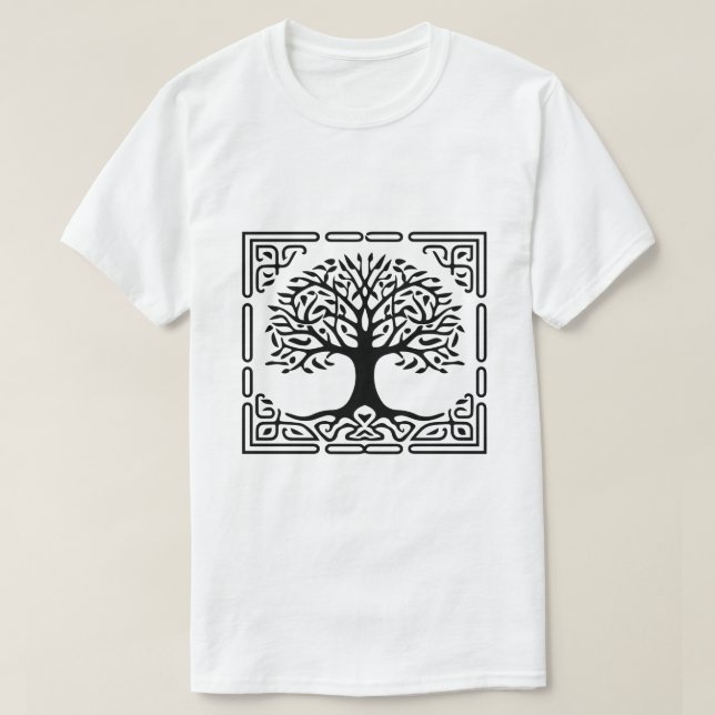 Tree of Life Celtic T-Shirt (Design Front)