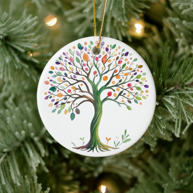 Tree of Life  Ceramic Ornament (Tree)