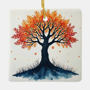 Tree of Life Ceramic Ornament