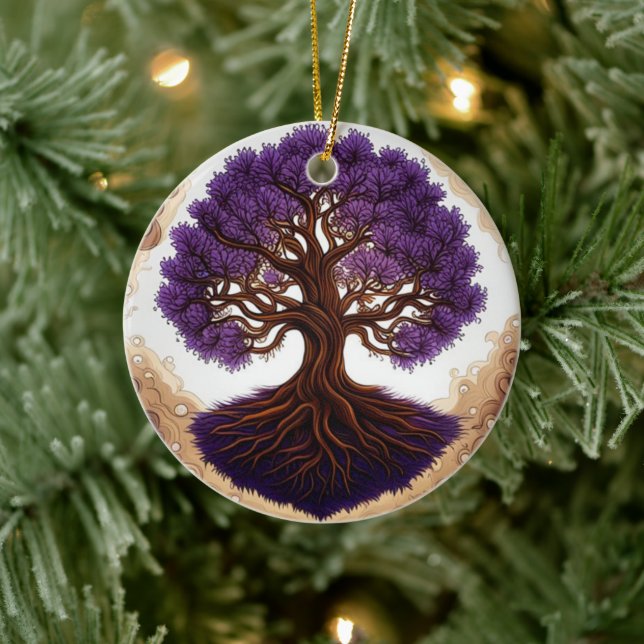 Tree of Life  Ceramic Ornament (Tree)