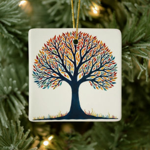 Tree of Life  Ceramic Ornament