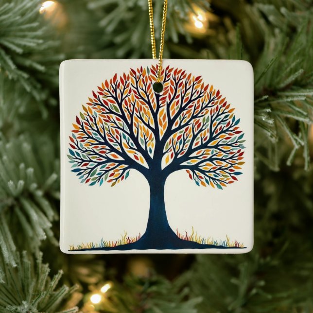 Tree of Life  Ceramic Ornament (Tree)