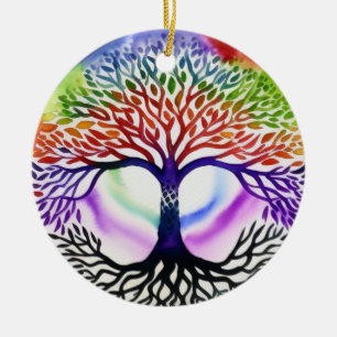  Tree of Life  Ceramic Ornament